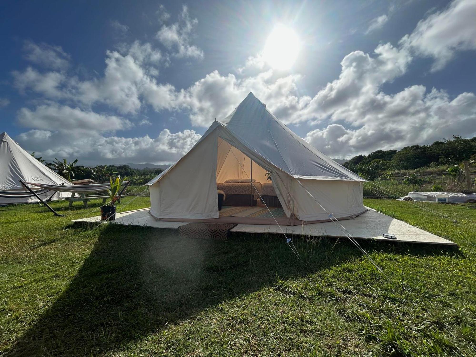 Maleka Farm: Tent Glamping North Shore Oahu Laie ภายนอก รูปภาพ